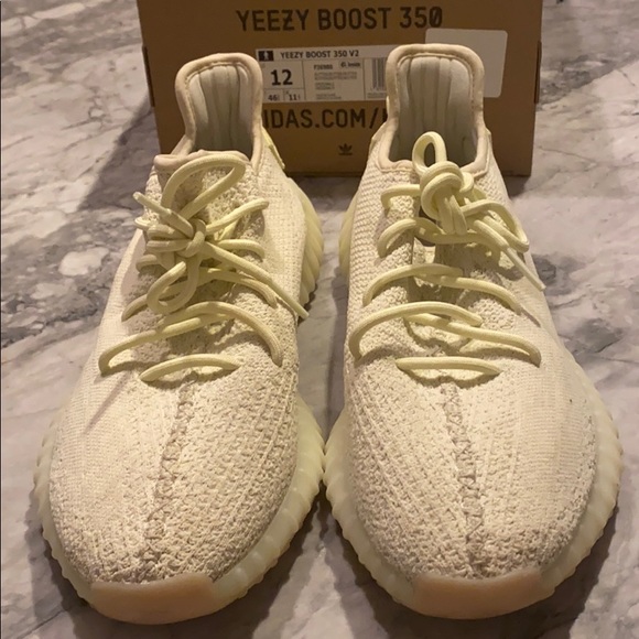 Yeezy boost 350 V2 butter size 12 men’s sneakers - Picture 2 of 5
